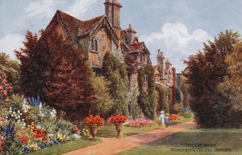 Kulübeler, Worcester Koleji, Oxford by Alfred Robert Quinton