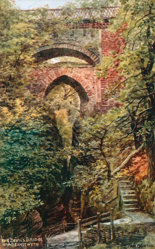 Şeytan Köprüsü, Nr. Aberystwyth by Alfred Robert Quinton