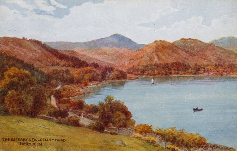 The Estuary und Dolgelley Road, Barmouth  by Alfred Robert Quinton