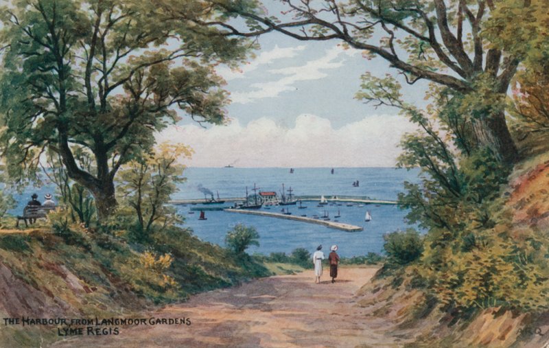 Liman, Langmoor Bahçeleri, Lyme Regis by Alfred Robert Quinton