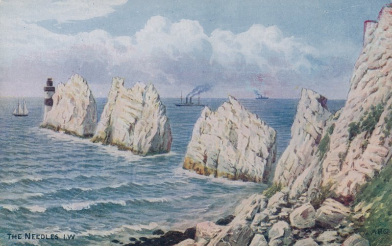 The Needles, Isle of Wight  by Alfred Robert Quinton