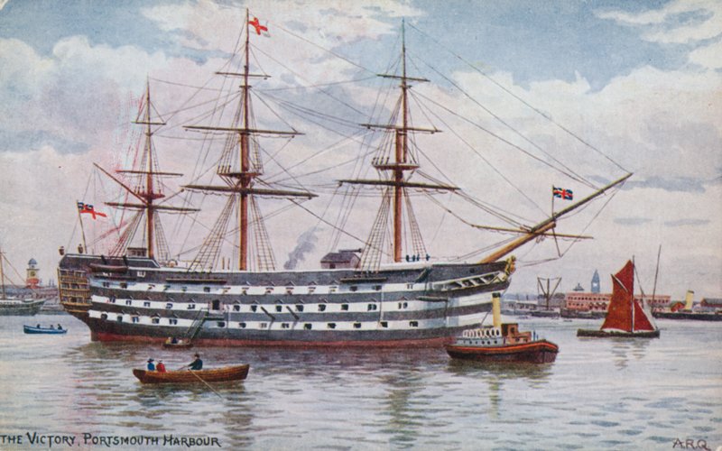 Zafer, Portsmouth Limanı by Alfred Robert Quinton