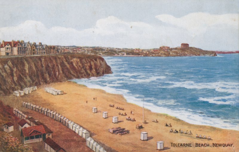 Tolcarne Beach, Newquay  by Alfred Robert Quinton