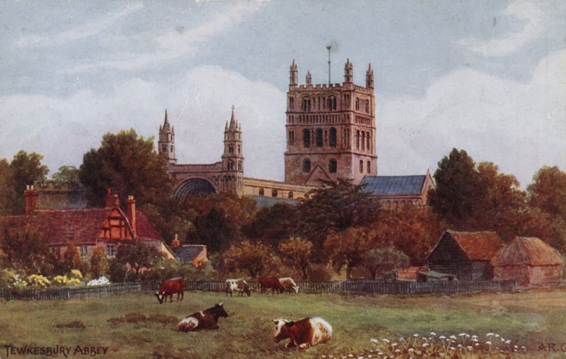 Tewkesbury Manastırı by Alfred Robert Quinton