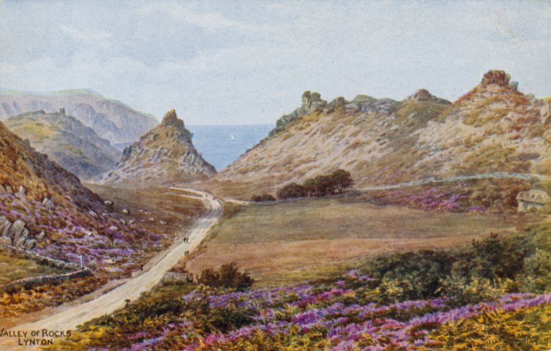 Valley of Rocks, Lynton  by Alfred Robert Quinton
