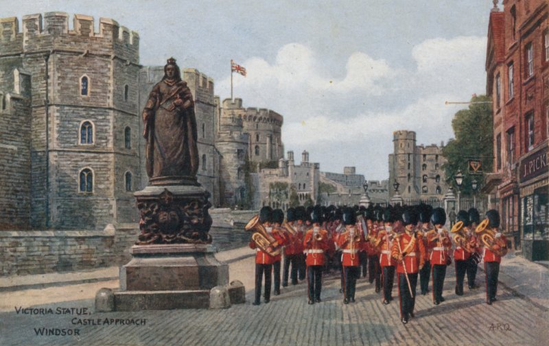 Victoria Statue, Castle Approach, Windsor  by Alfred Robert Quinton