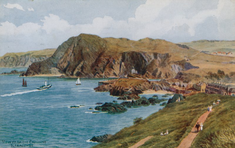 View from the Capstone, Ilfracombe  by Alfred Robert Quinton