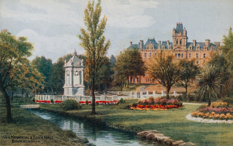 War Memorial and Town Hall, Bournemouth  by Alfred Robert Quinton