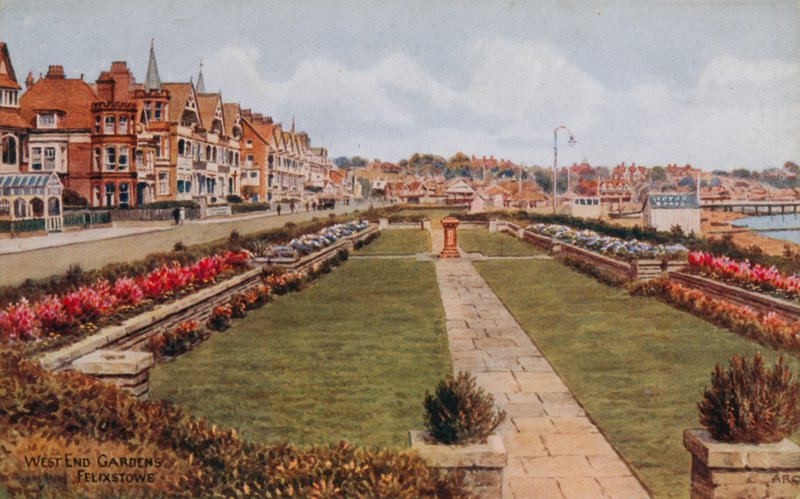 West End Bahçeleri, Felixstowe by Alfred Robert Quinton