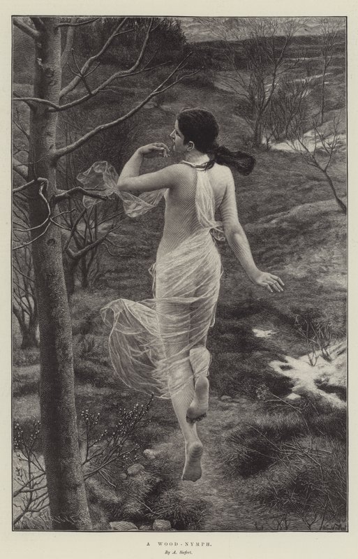 Bir Orman Perisi by Alfred Seifert