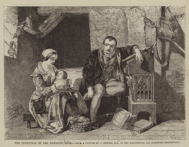 Çorap Tezgahının İcadı by Alfred W. after Elmore