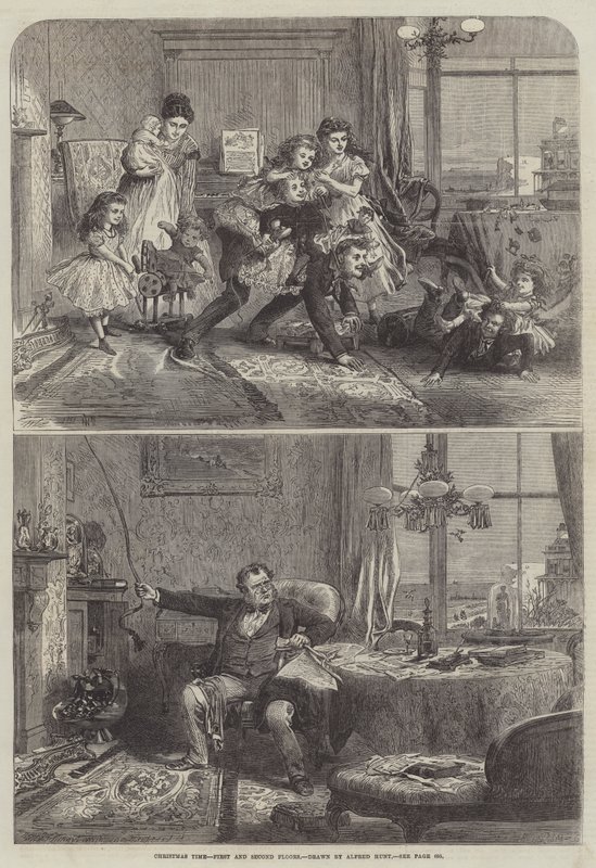 Noel Zamanı, Birinci ve İkinci Katlar by Alfred William Hunt