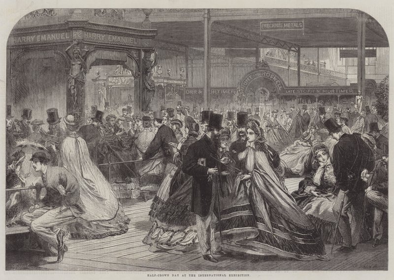 Uluslararası Sergide Yarım Taç Günü by Alfred William Hunt