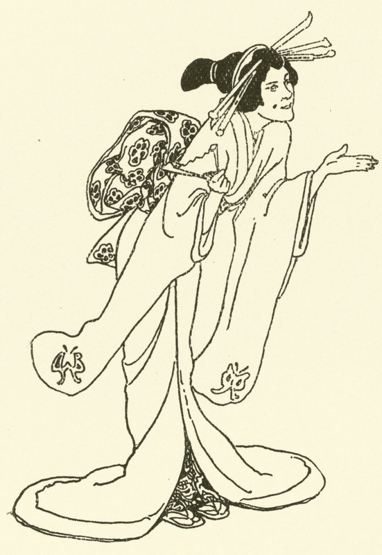 Mikado'nun Öyküsü için İllüstrasyon (gravür) by Alice Bolingbroke (after) Woodward