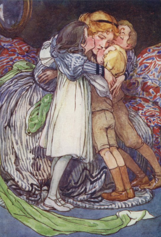 Onunkine bastırılmış o sevgili Yüzler (renkli taş) by Alice Bolingbroke (after) Woodward
