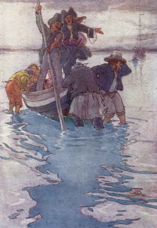 Korsan Gemisine Taşındı (renkli taş) by Alice Bolingbroke (after) Woodward