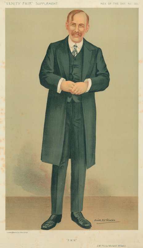 Bay Philip Whitwell-Wilson, PWW, 27 Aralık 1911, Vanity Fair karikatürü by Alick P. F. Ritchie