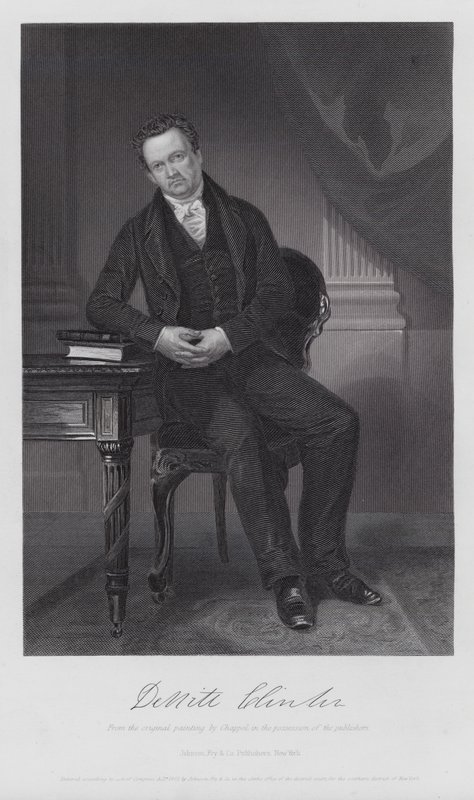 De Witt Clinton (gravür) by Alonzo (after) Chappel