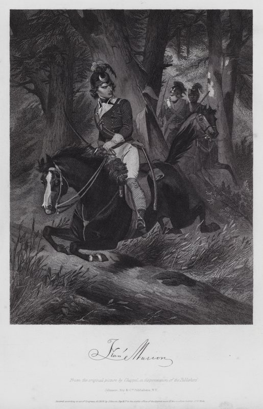 Francis Marion (gravür) by Alonzo (after) Chappel
