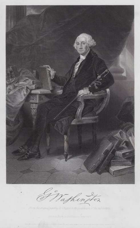 George Washington (gravür) by Alonzo (after) Chappel