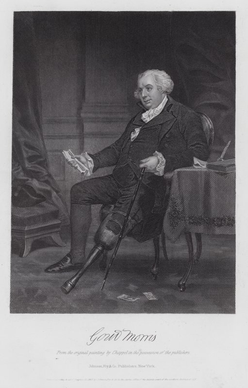 Gouvernour Morris (engraving) by Alonzo (after) Chappel