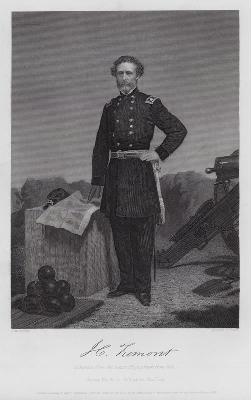 John Charles Fremont (gravür) by Alonzo (after) Chappel