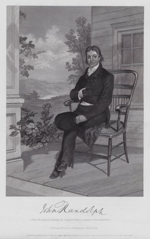 John Randolph (gravür) by Alonzo (after) Chappel