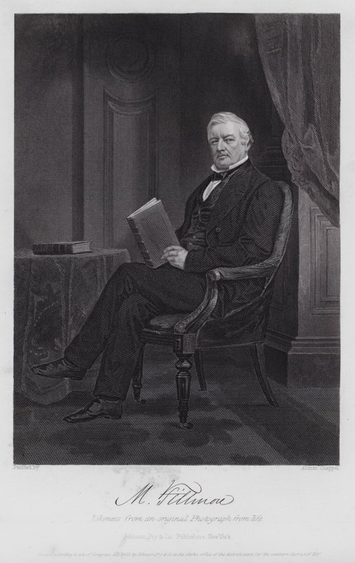 Millard Fillmore (gravür) by Alonzo (after) Chappel