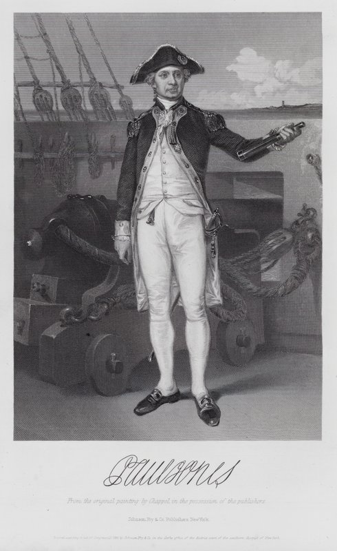 Paul Jones (gravür) by Alonzo (after) Chappel
