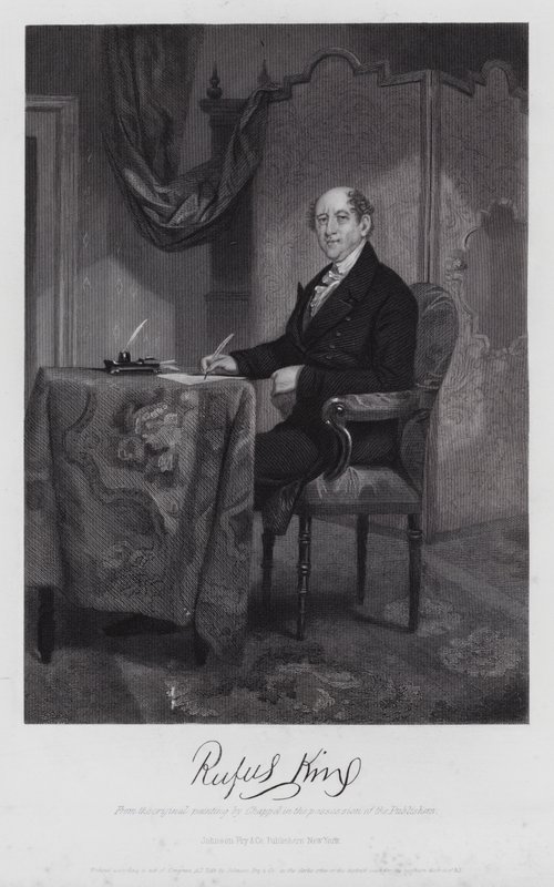 Rufus King (gravür) by Alonzo (after) Chappel