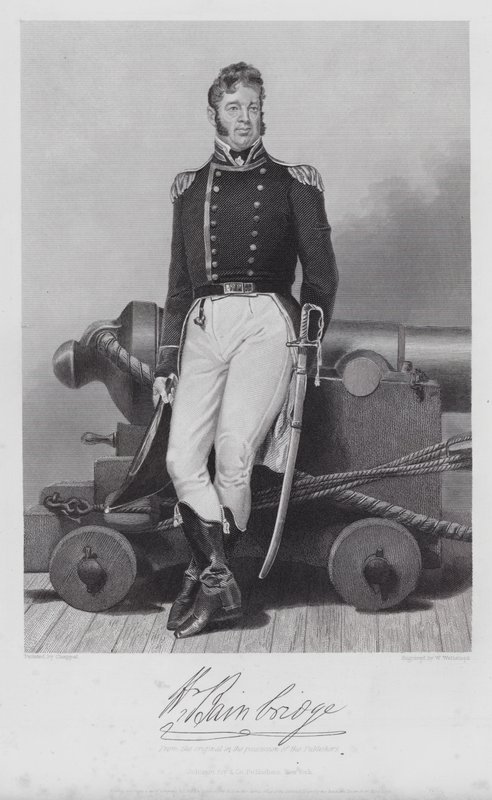 William Bainbridge (gravür) by Alonzo (after) Chappel