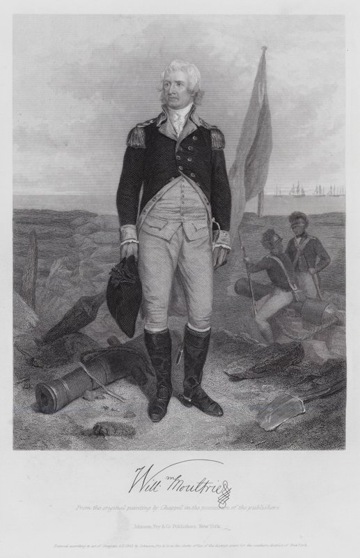 William Moultrie (gravür) by Alonzo (after) Chappel