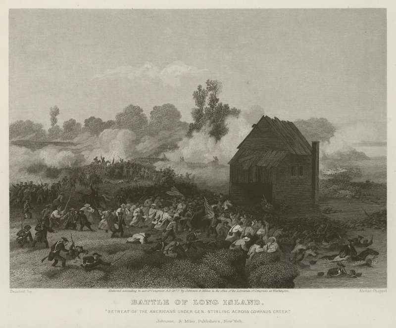 Long Island Savaşı, 1776 by Alonzo Chappel