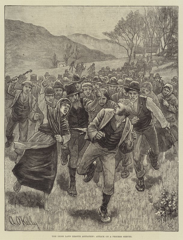 İrlanda Kara Birliği Ajitasyonu, Bir İşlem Sunucusuna Saldırı by Aloysius O