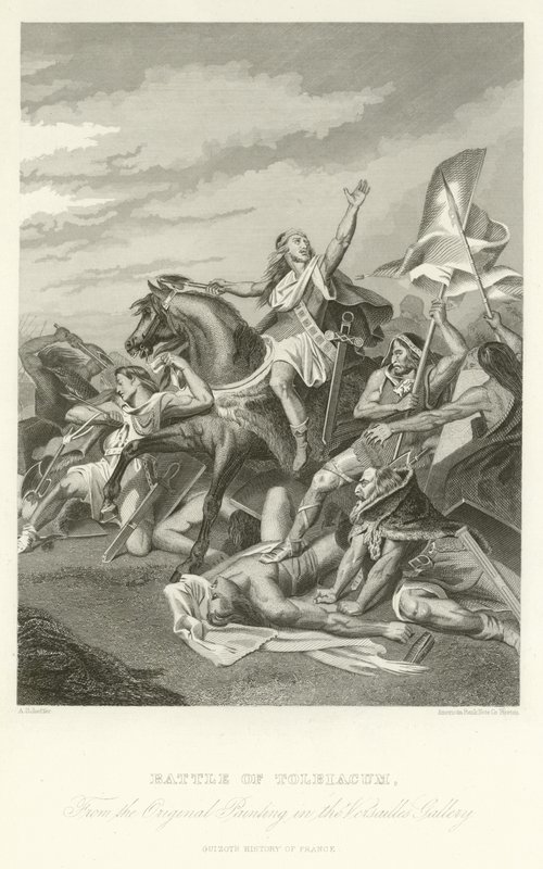 Battle of Tolbiacum  by Alphonse Marie de Neuville