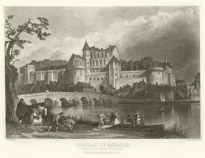 Amboise Şatosu by Alphonse Marie de Neuville
