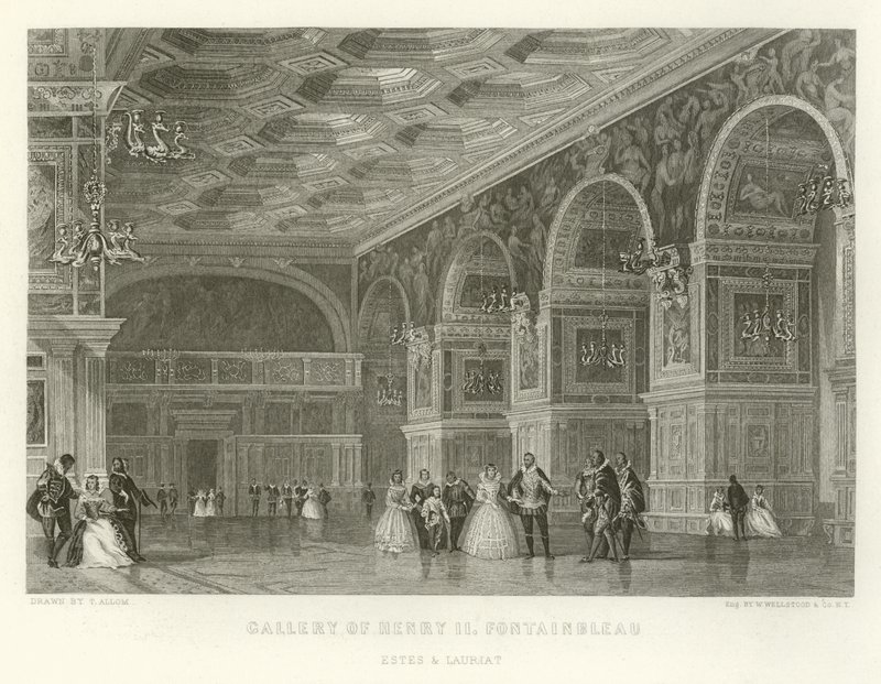Henri II Galerisi, Fontainebleau by Alphonse Marie de Neuville