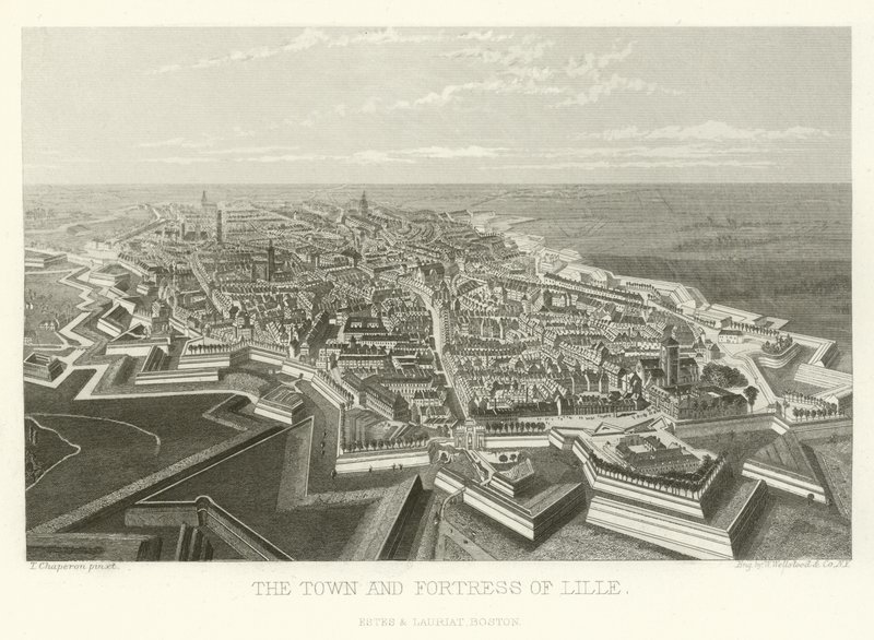 Lille şehri ve kalesi by Alphonse Marie de Neuville