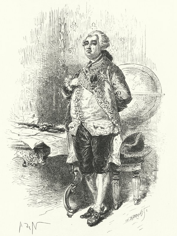 Fransa Kralı XVI.Louis by Alphonse Marie de after Neuville