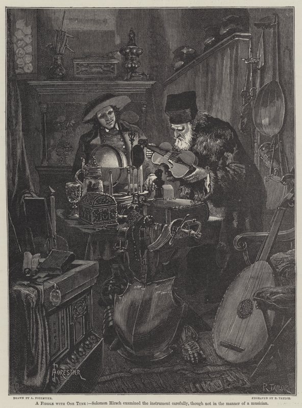 RE Francillon tarafından One Tune ile A Fiddle by Amedee Forestier