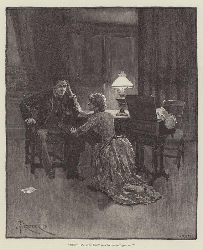 Kör Aşk, Wilkie Collins by Amedee Forestier