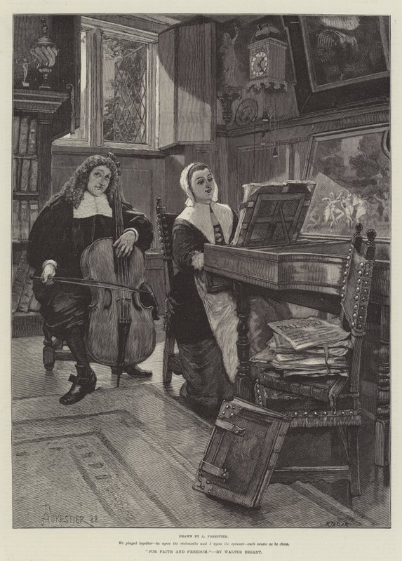İnanç ve Özgürlük İçin, Walter Besant by Amedee Forestier