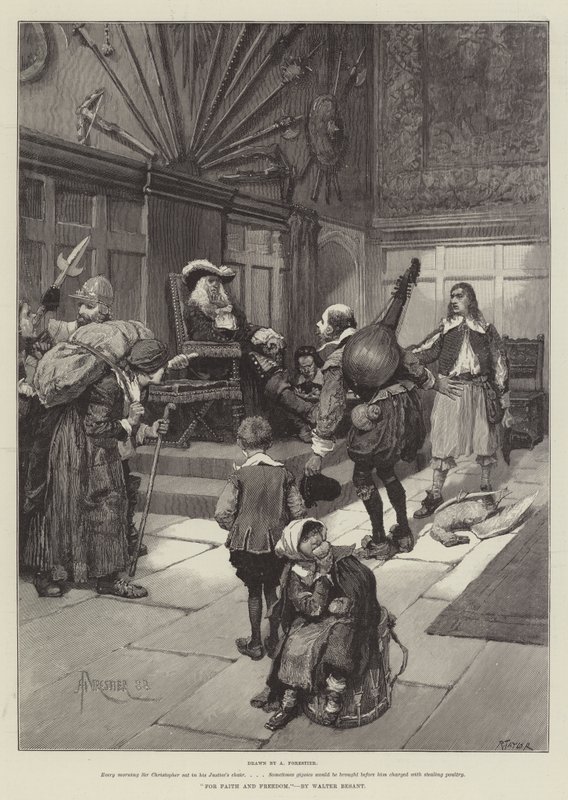 İnanç ve Özgürlük İçin, Walter Besant by Amedee Forestier