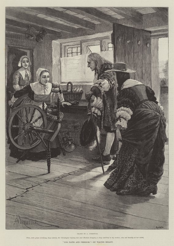 İnanç ve Özgürlük İçin, Walter Besant by Amedee Forestier