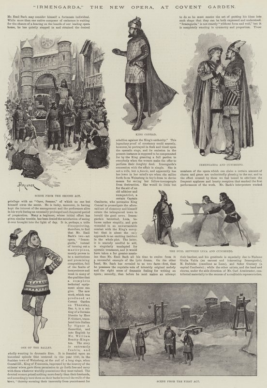 Irmengarda, Yeni Opera, Covent Garden