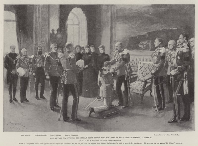 Kral Edward VII, Alman Veliaht Prensi