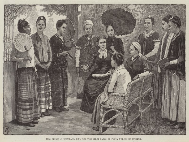 Bayan Maria C Douglass, MD ve Burmah