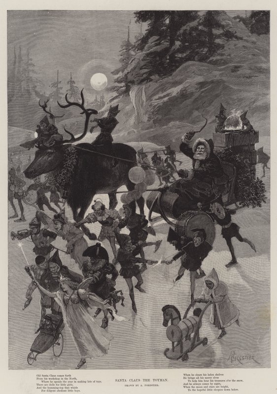 Oyuncakçı Noel Baba by Amedee Forestier