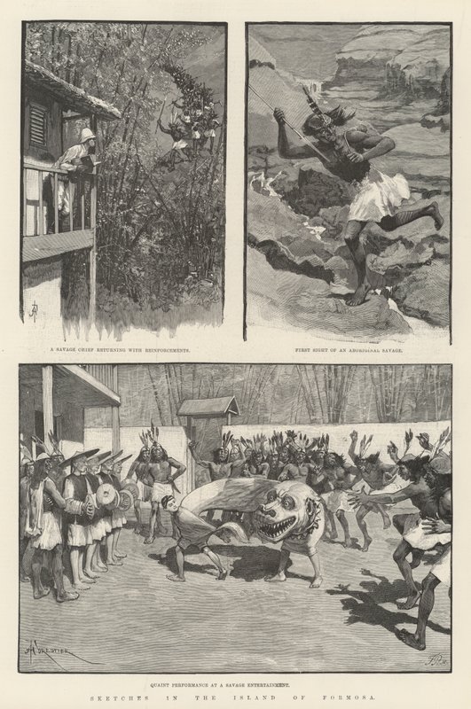 Formosa Adası'ndaki Eskizler by Amedee Forestier