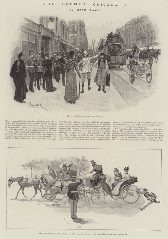 Alman Chicago, Mark Twain by Amedee Forestier